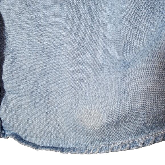 Frank & Eileen Sky Blue Button-Up Blouse - Picture 7 of 7